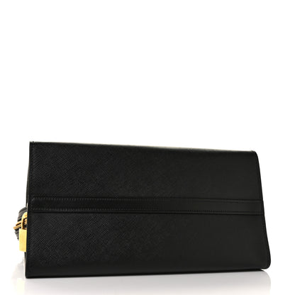 Prada Saffiano City Calfskin Small Esplanade Tote Black 4 of 10
