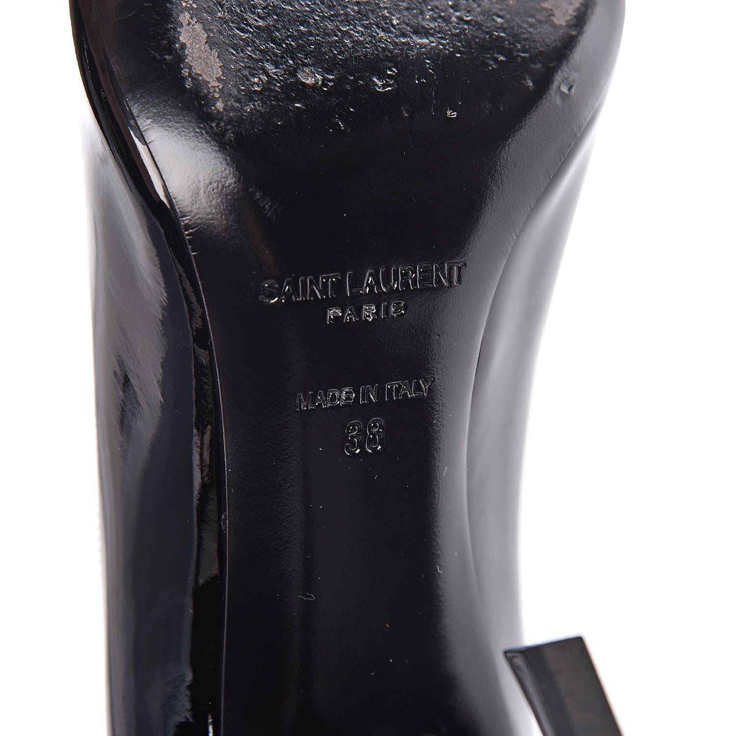 Saint Laurent Patent Opyum 85 Pumps 38 Black 8 of 12