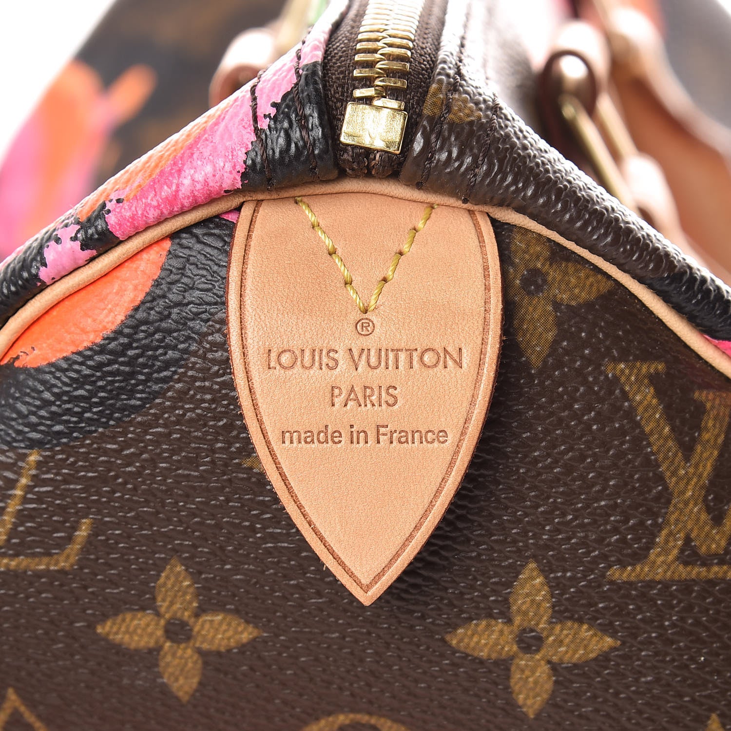 Louis Vuitton Monogram Roses Speedy 30 6 of 9