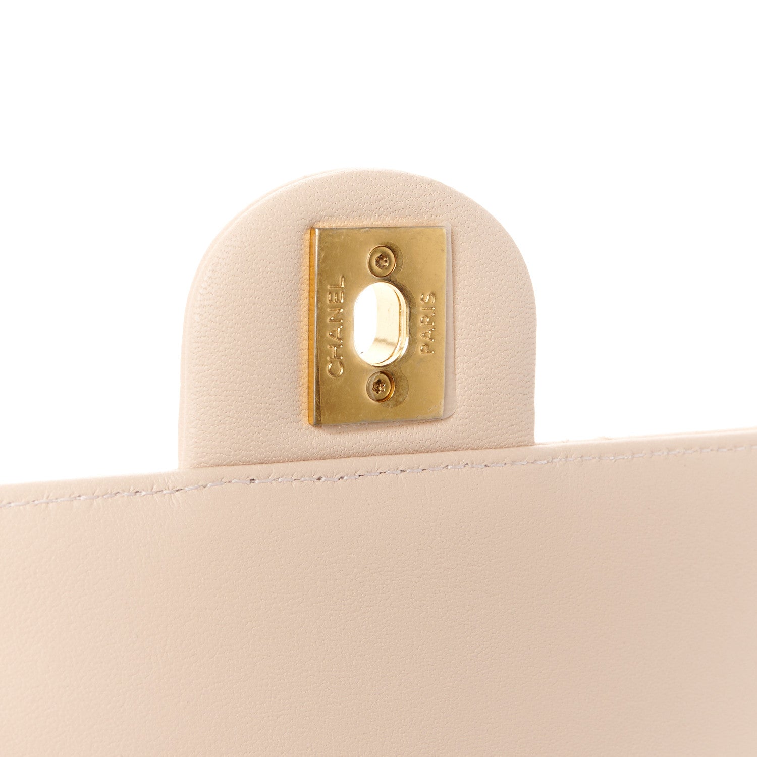 Chanel Lambskin Quilted Small Chic Pearls Flap Light Beige 7 of 12