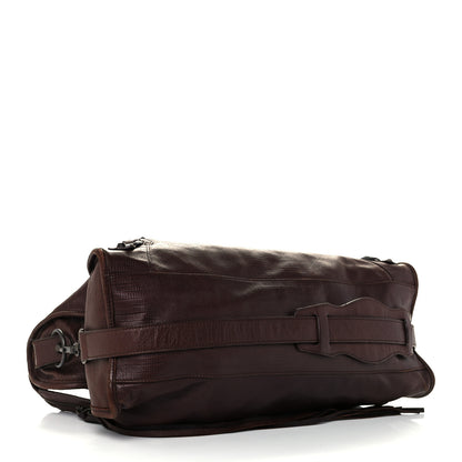Balenciaga Agneau Classic Hardware Lizard Embossed City Castagna 4 of 9
