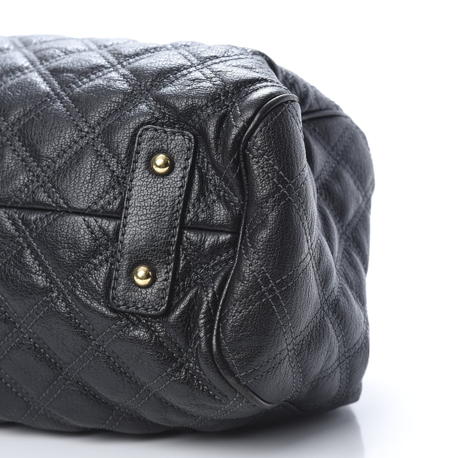 Marc Jacobs Calfskin Quilted Stam Black 10 of 11
