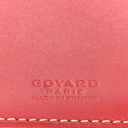 Goyard Goyardine Saint Florentin Bi-Fold Wallet Red 7 of 11