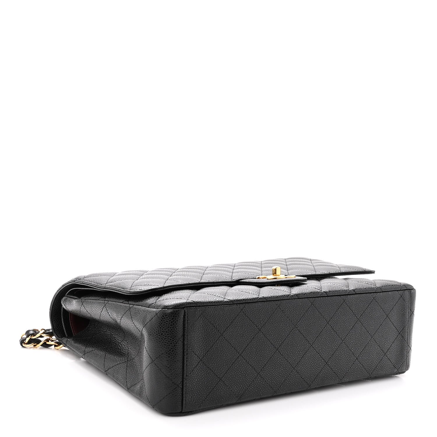 Chanel Caviar Quilted Maxi Double Flap Black 4 of 10