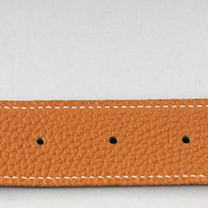 Hermes Box Togo 32mm H Belt 85 Black Gold 4 of 7