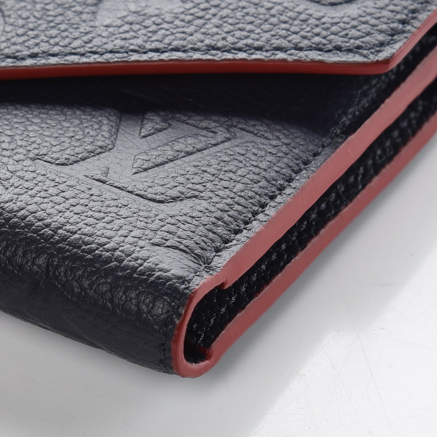 Louis Vuitton Empreinte Victorine Wallet Marine Rouge 6 of 9