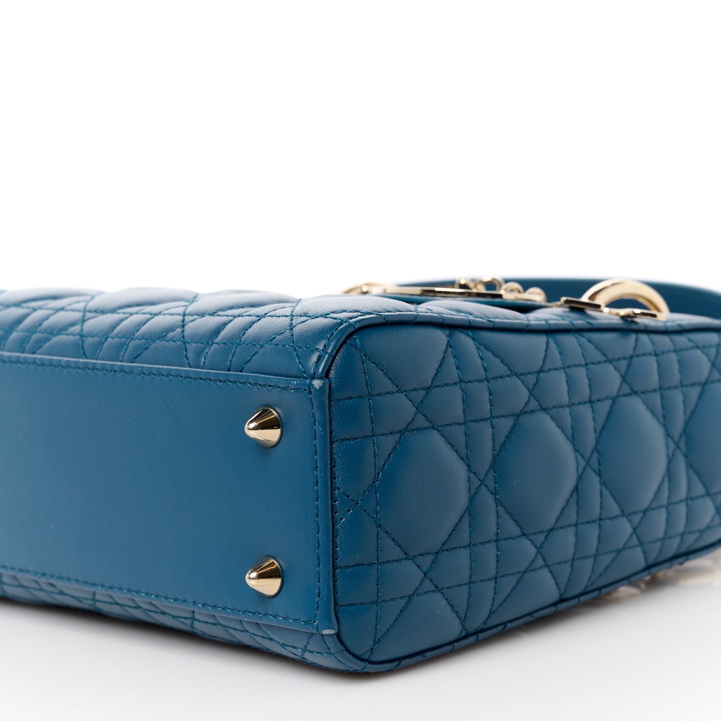 Lambskin Cannage Small My ABCDior My Lady Dior Deep Ocean