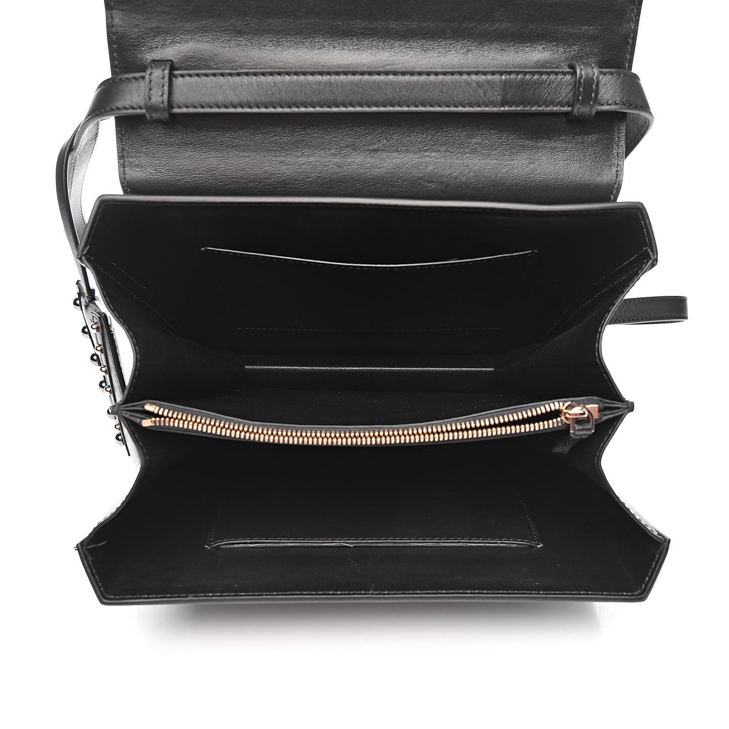 Nappa Studded Medium DV ONE Satchel Black