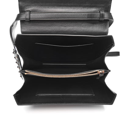 Versace Nappa Studded Medium DV ONE Satchel Black 5 of 13