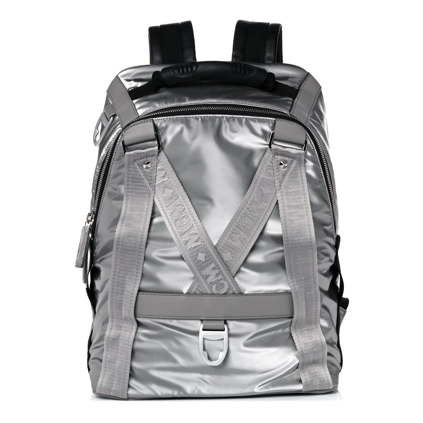 Metallic Medium Jemison Backpack Silver