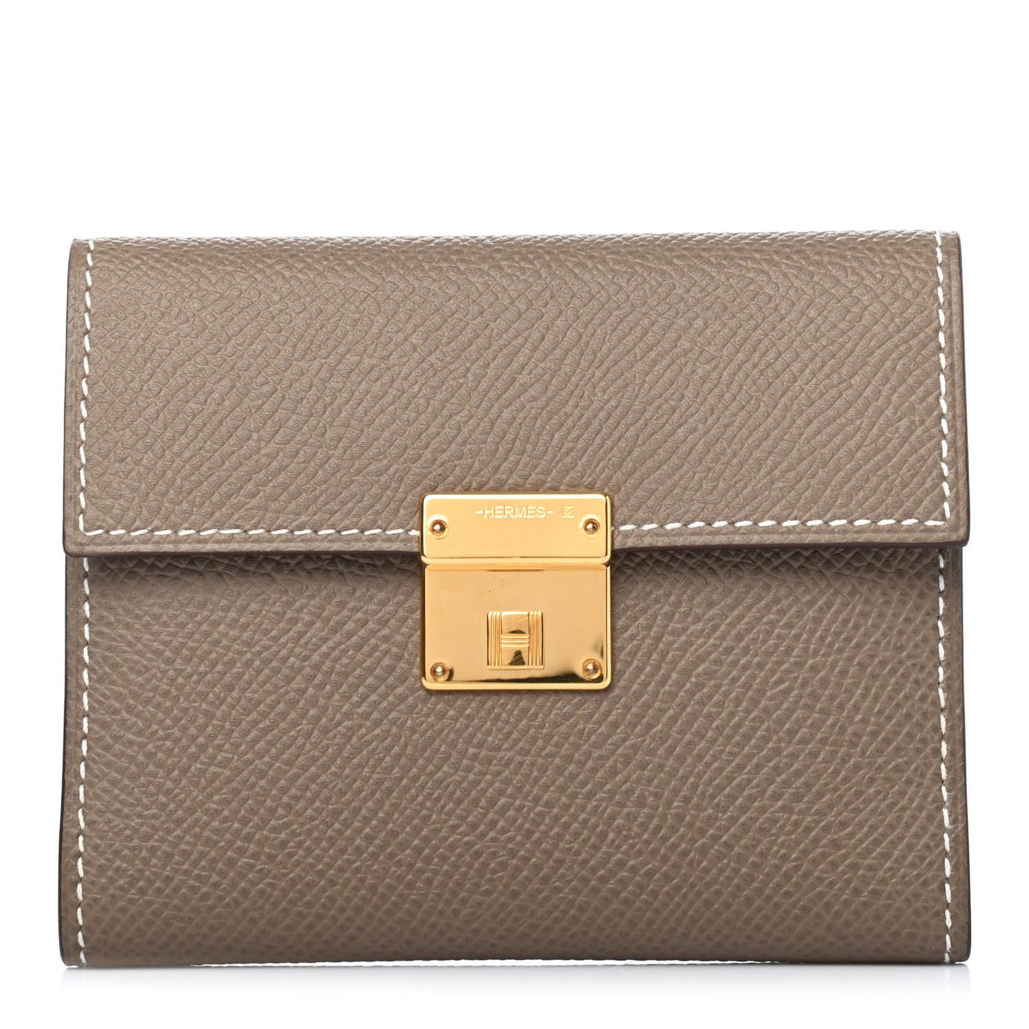 Epsom Clic Mini Card Holder Etoupe