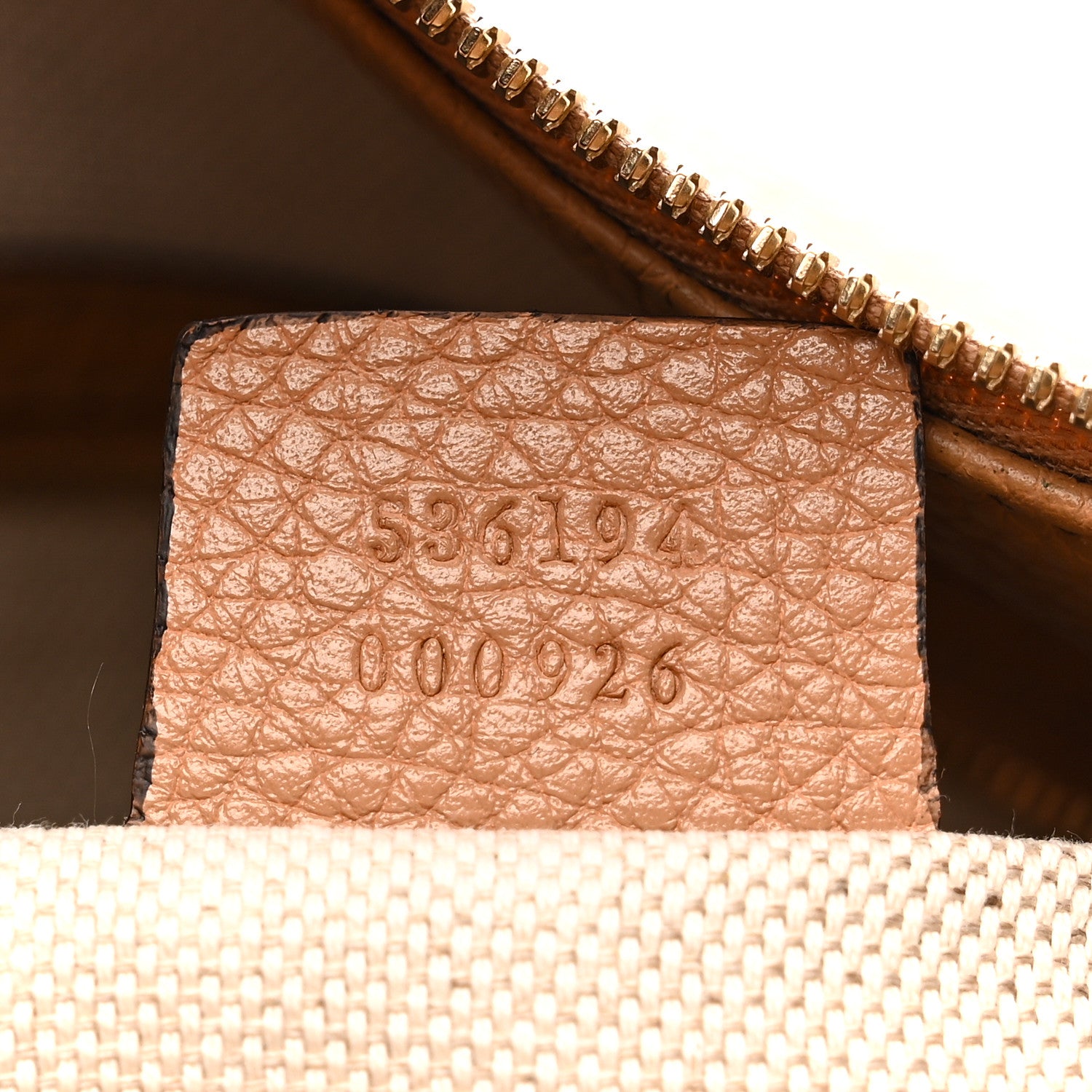 Gucci Pebbled Calfskin Large Soho Hobo Camelia 7 of 11