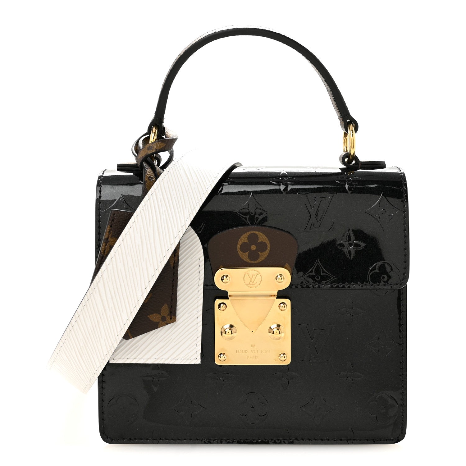 Louis Vuitton Vernis Epi Monogram Spring Street Black 1 of 10