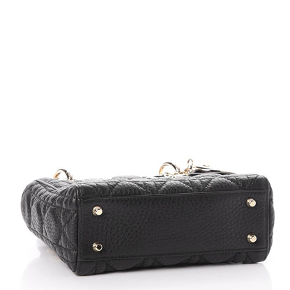 Christian Dior Calfskin Cannage Mini Lady Dior Black 4 of 7