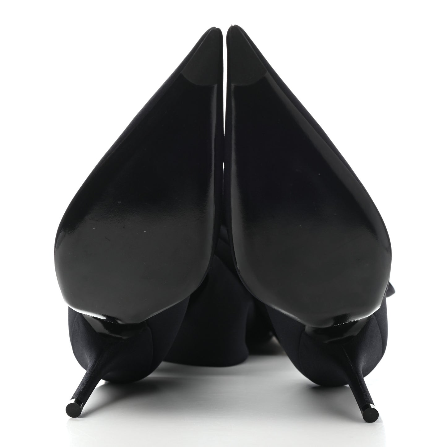Spandex Pointed Toe Knife Thigh High Boots 40 Black