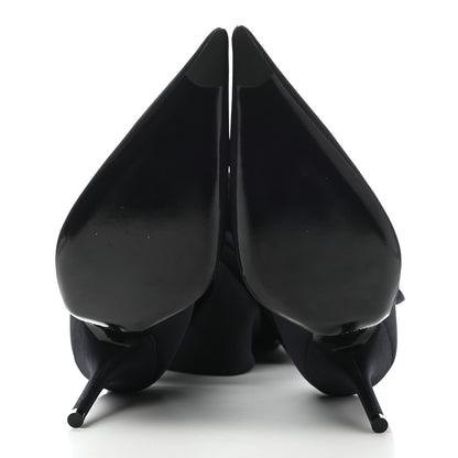 Balenciaga Spandex Pointed Toe Knife Thigh High Boots 40 Black 5 of 6