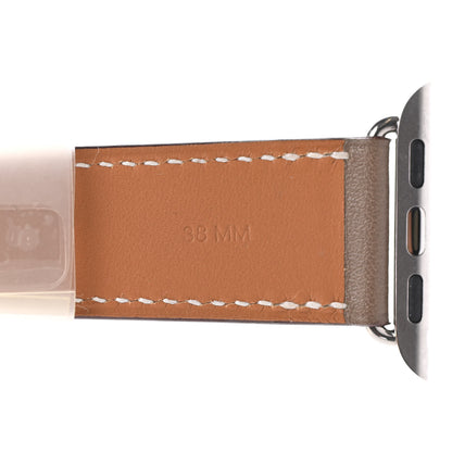 Hermes Swift 38mm Apple Watch Double Tour Band Etoupe 4 of 5