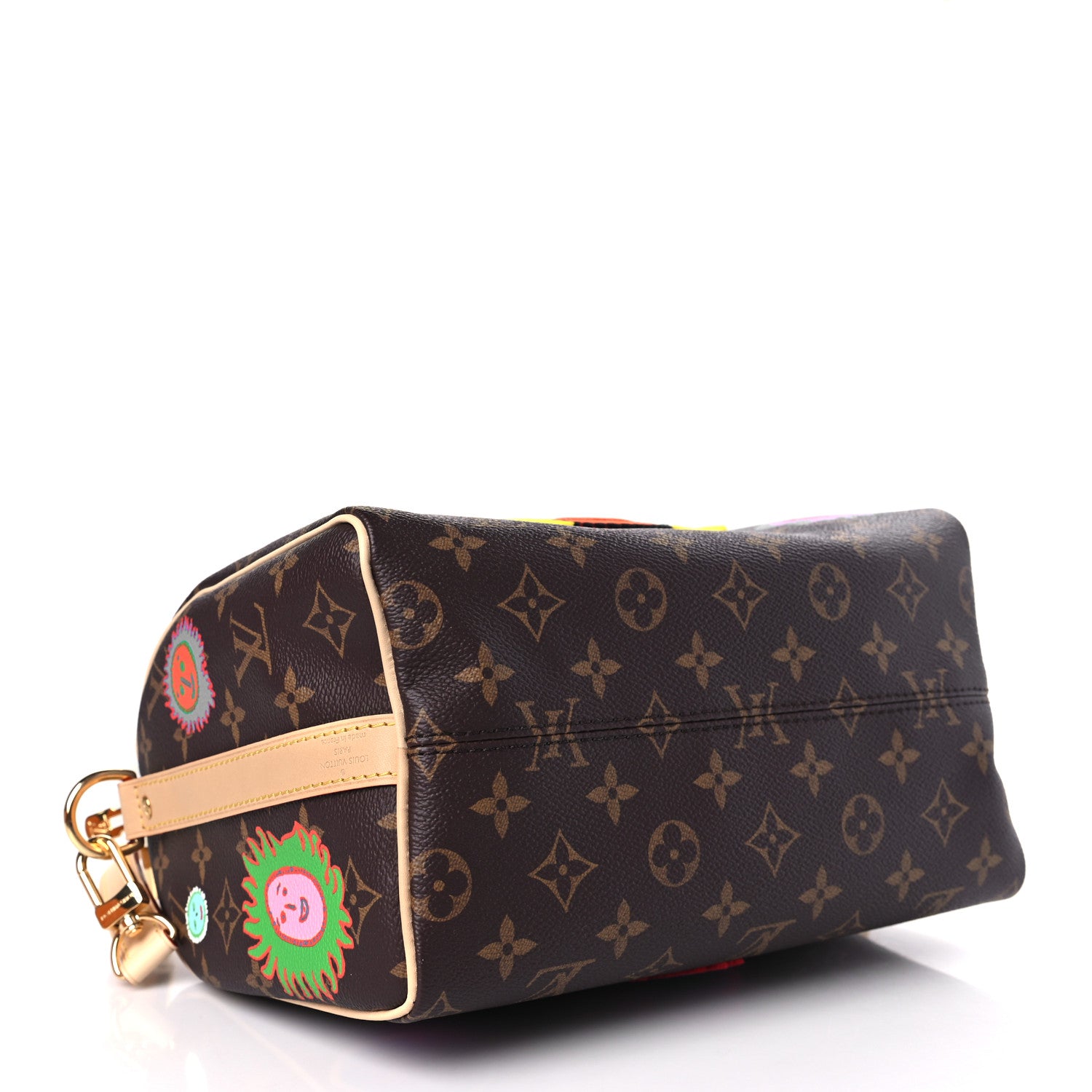 Louis Vuitton LV X YK Monogram Embroidered My Eternal Soul Speedy Bandouliere 25 Multicolor 4 of 10