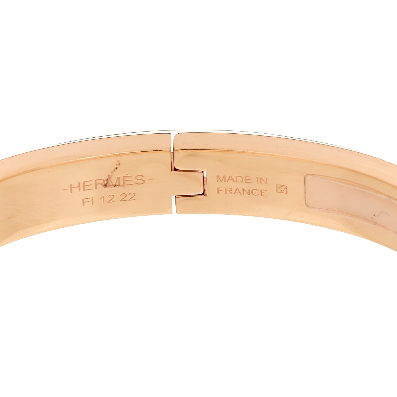 Hermes Enamel Printed Ghost H Mini Clic Chaine d'Ancre Bracelet PM Hypno 4 of 4