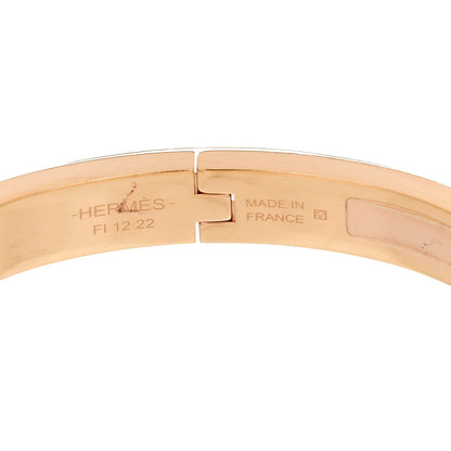Hermes Enamel Printed Ghost H Mini Clic Chaine d'Ancre Bracelet PM Hypno 4 of 4