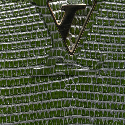 Louis Vuitton Lizard Capucines BB Green 9 of 9