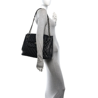 Chanel Caviar Quilted Flap Tote Black 2 of 10
