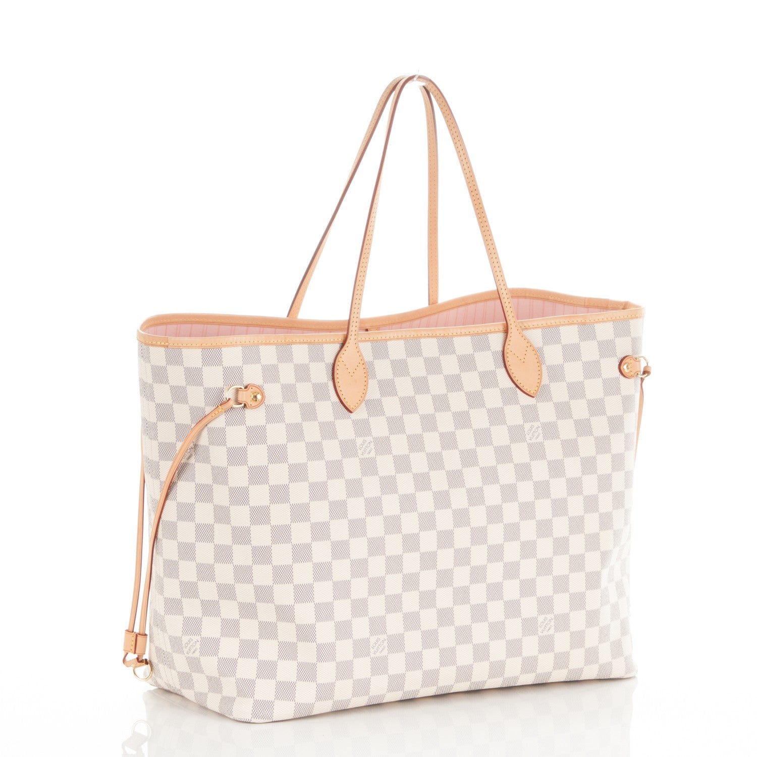 Louis Vuitton Damier Azur Neo Neverfull GM Rose Ballerine 2 of 7