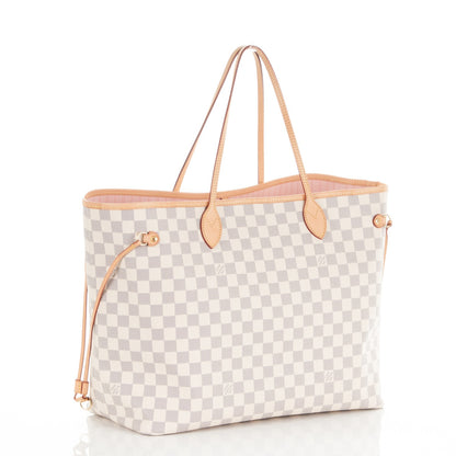 Louis Vuitton Damier Azur Neo Neverfull GM Rose Ballerine 2 of 7