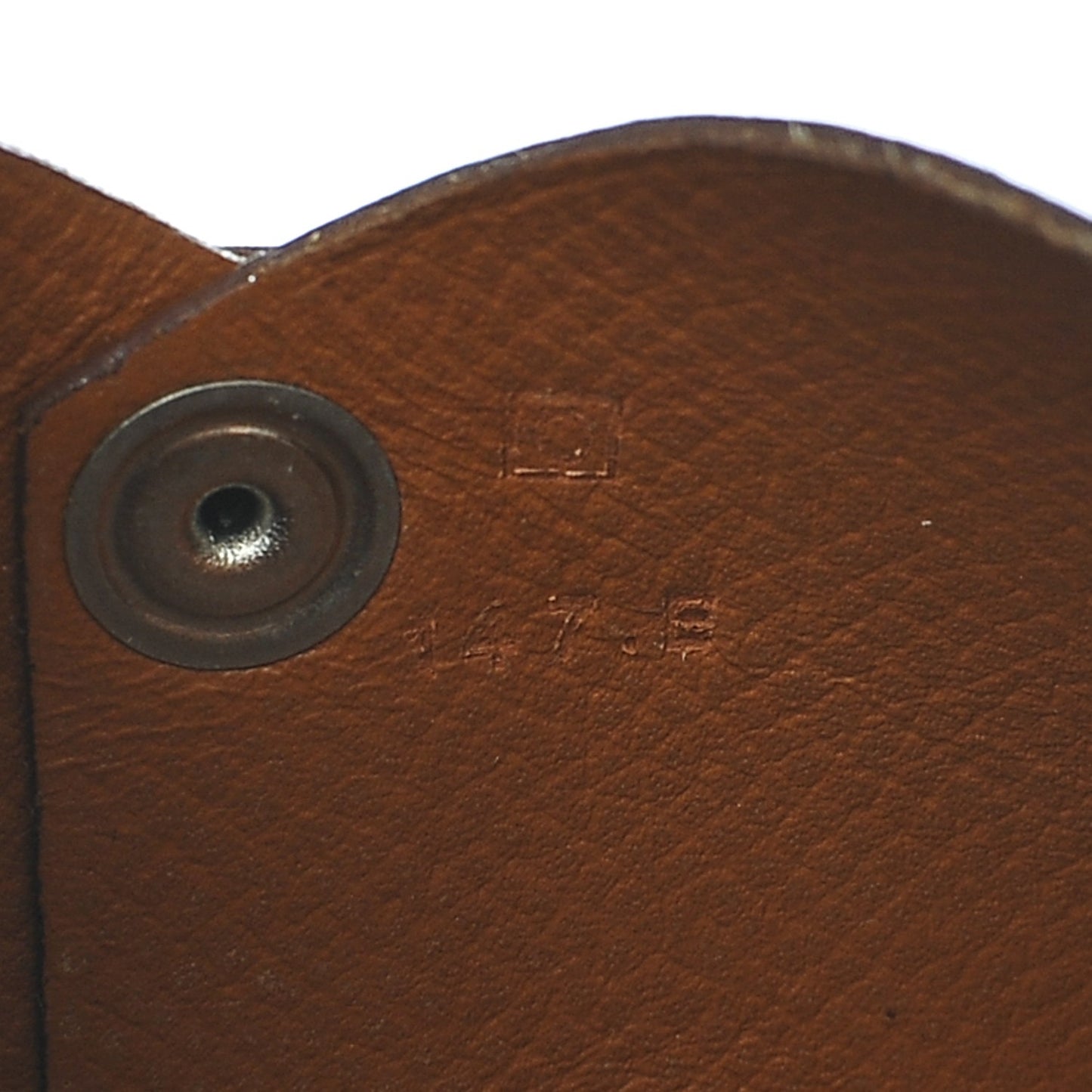 Epsom Calvi Card Case Gold