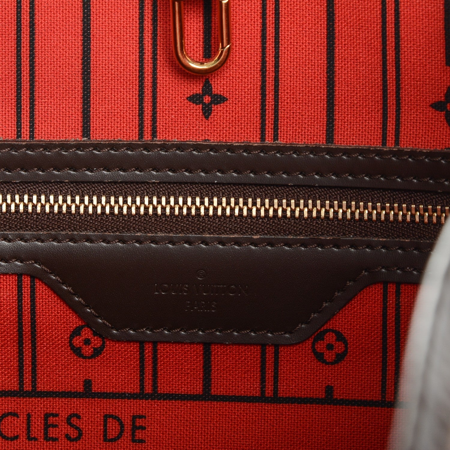 Louis Vuitton Damier Ebene Neverfull MM 6 of 11