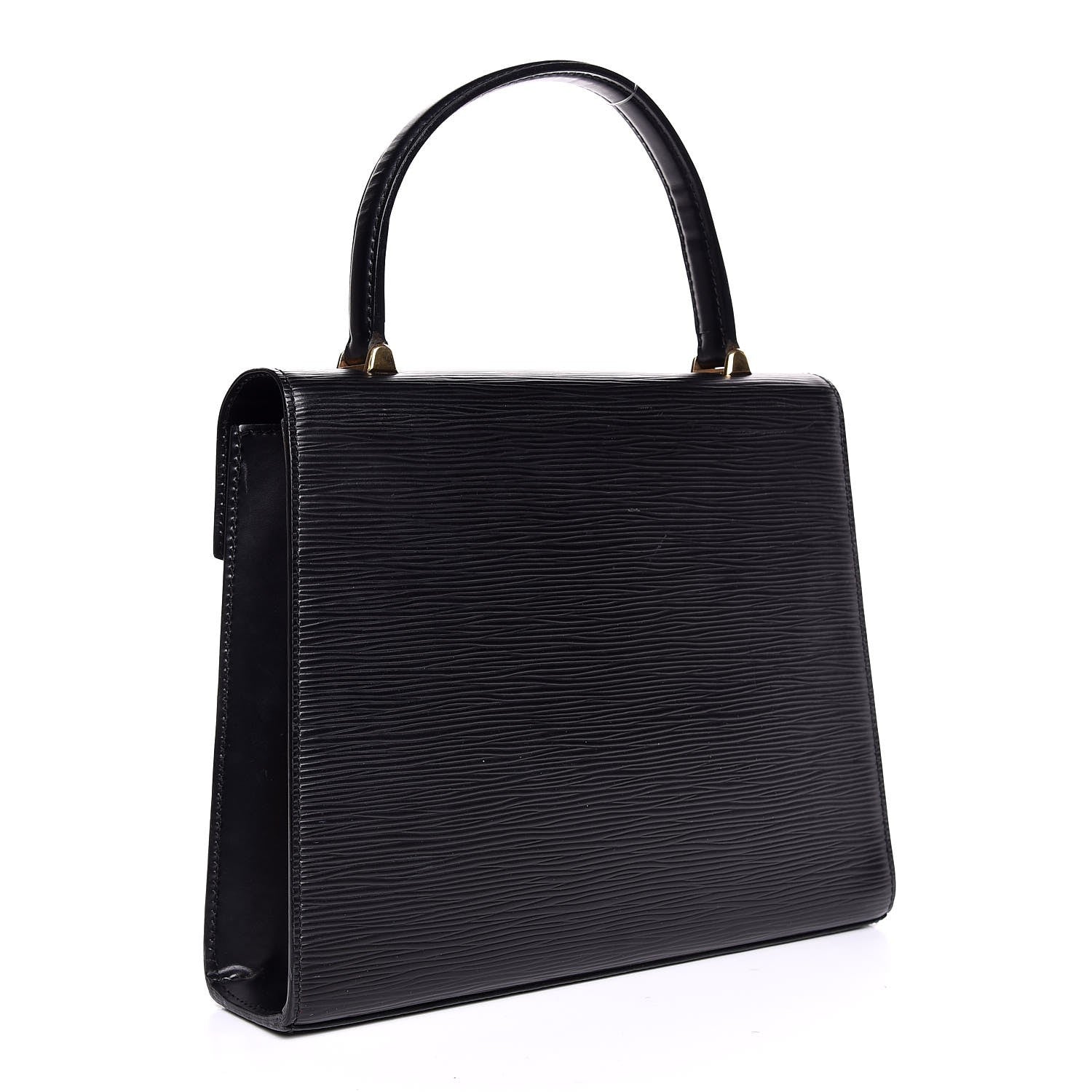 Louis Vuitton Epi Malesherbes Black 3 of 10
