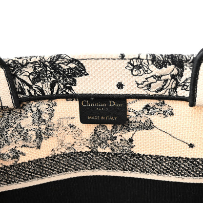 Christian Dior Canvas Zodiac Toile De Jouy Embroidered Medium Book Tote Latte 6 of 10