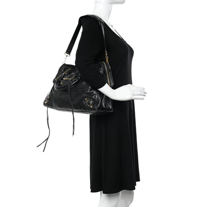 Balenciaga Agneau Classic Gold Hardware S City Black 2 of 10