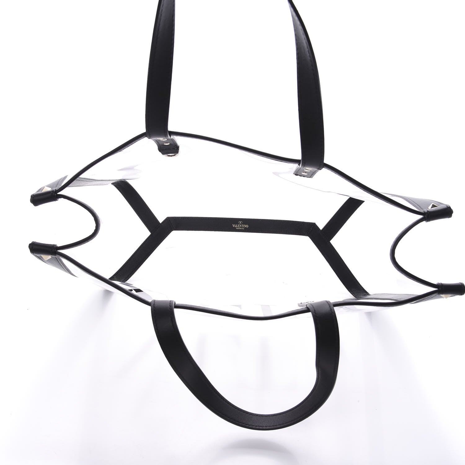 Valentino Garavani Plexy VLTN Shopping Bag Transparent 5 of 10