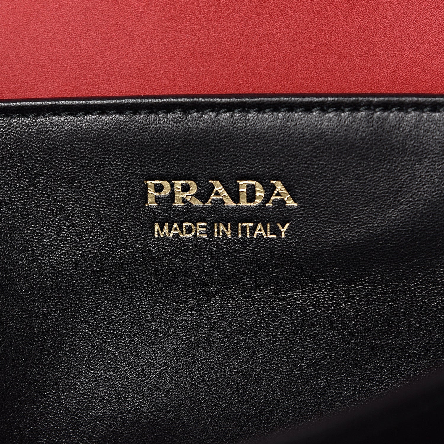 Prada New Calfskin Ingrid Shoulder Bag Fuoco 6 of 9