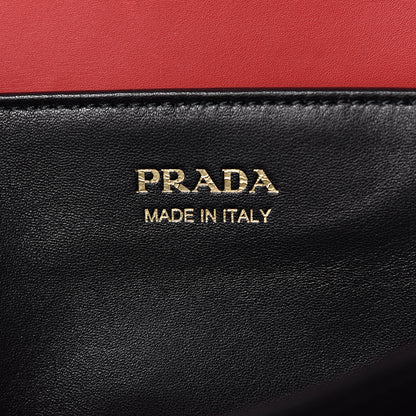 Prada New Calfskin Ingrid Shoulder Bag Fuoco 6 of 9