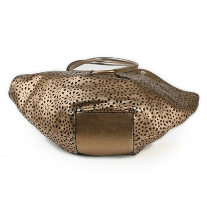 Jimmy Choo Perforated Leather Star Tote Bronze 3 of 9