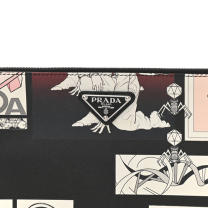 Prada X JAMES JEAN Vitello DNA Clutch Black 7 of 8