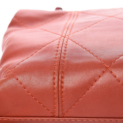 Chanel Lambskin Quilted Large Soft Touch Flap Dark Ochre 19 of 22
