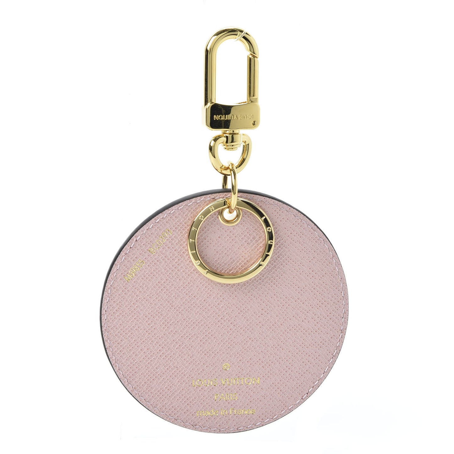 Monogram 2020 Christmas Animation Big Wheel Bag Charm Key Ring Rose Ballerine