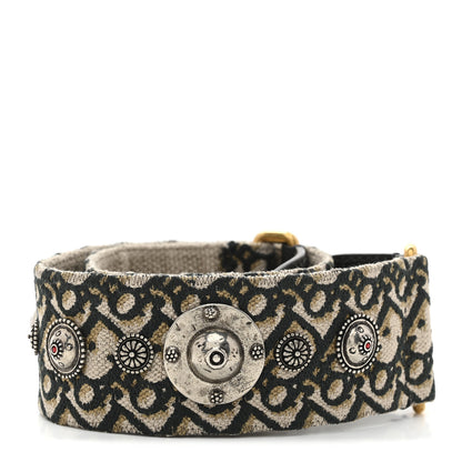 Christian Dior Oblique Studded Shoulder Strap Vert Multicolor 2 of 5