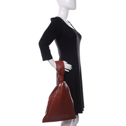 Bottega Veneta Supple Calfskin BV Twist Rust 2 of 10