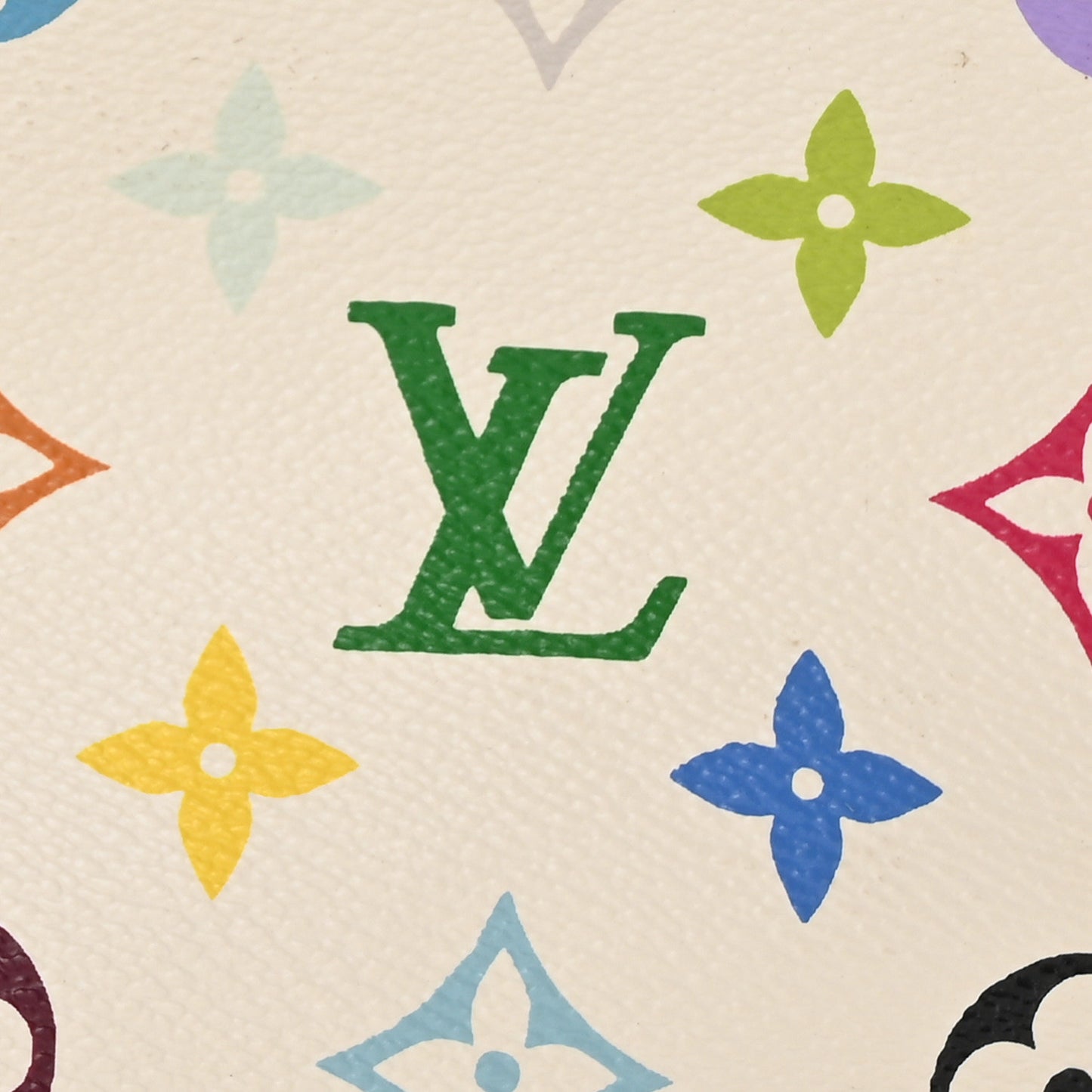 Monogram Multicolor Petit Noe White