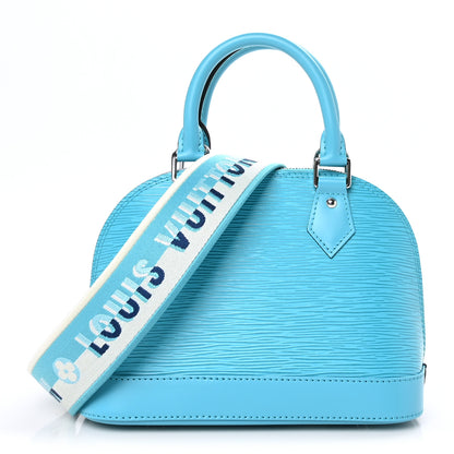 Louis Vuitton Epi Jacquard Alma BB Turquoise 1 of 8