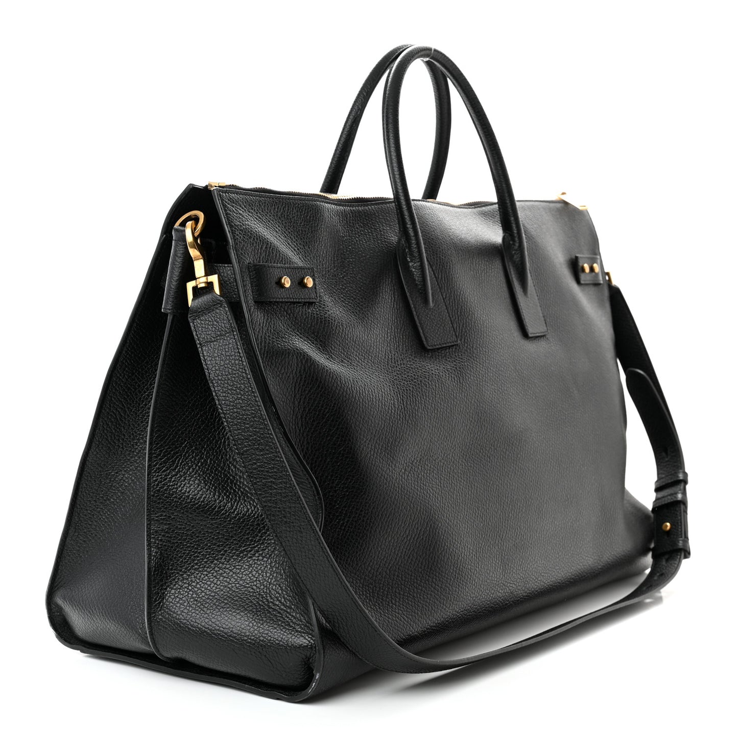 Grained Calfskin 72H Sac De Jour Black