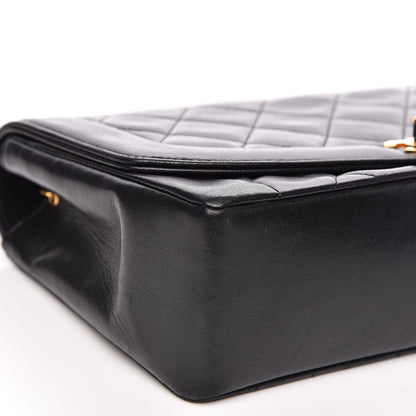 Chanel Lambskin Quilted Medium Single Flap Black 8 of 16