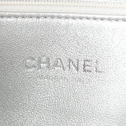 Chanel Metallic Caviar Quilted Small CC Filigree Flap Silver 6 of 11