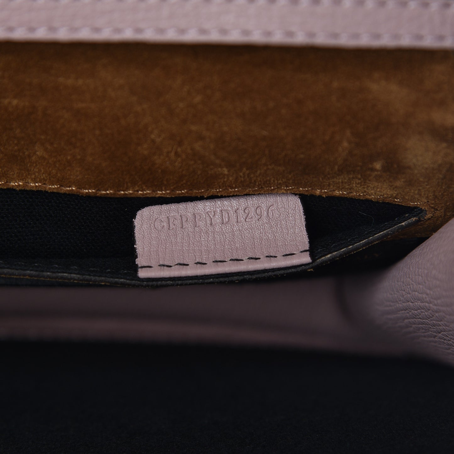 Derby Calfskin House Check Small Macken Crossbody Bag Pale Orchid