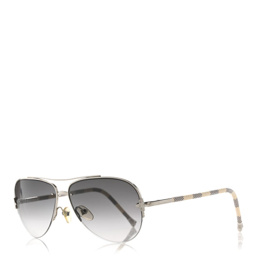 Damier Azur Petite Viola Pilote Aviator Sunglasses Z0570U