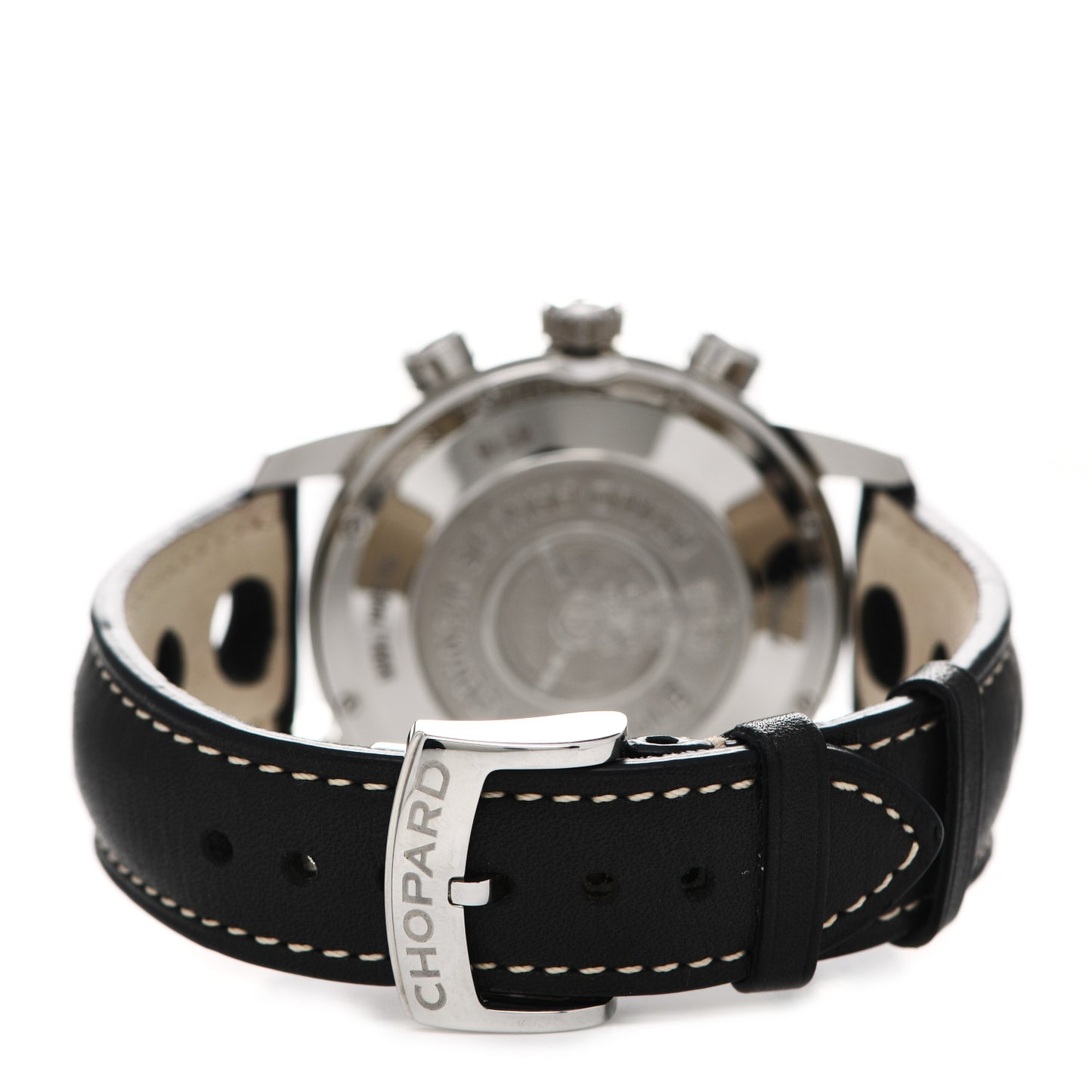 Stainless Steel Calfskin 42mm Grand Prix de Monaco Historique Time Attack Quartz Watch Black